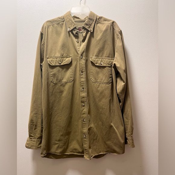 FieldN’ Forest Other - FieldN’ Forest Casual Durable Utility Style Button Down Shirt Men’s Sz LT, Tan